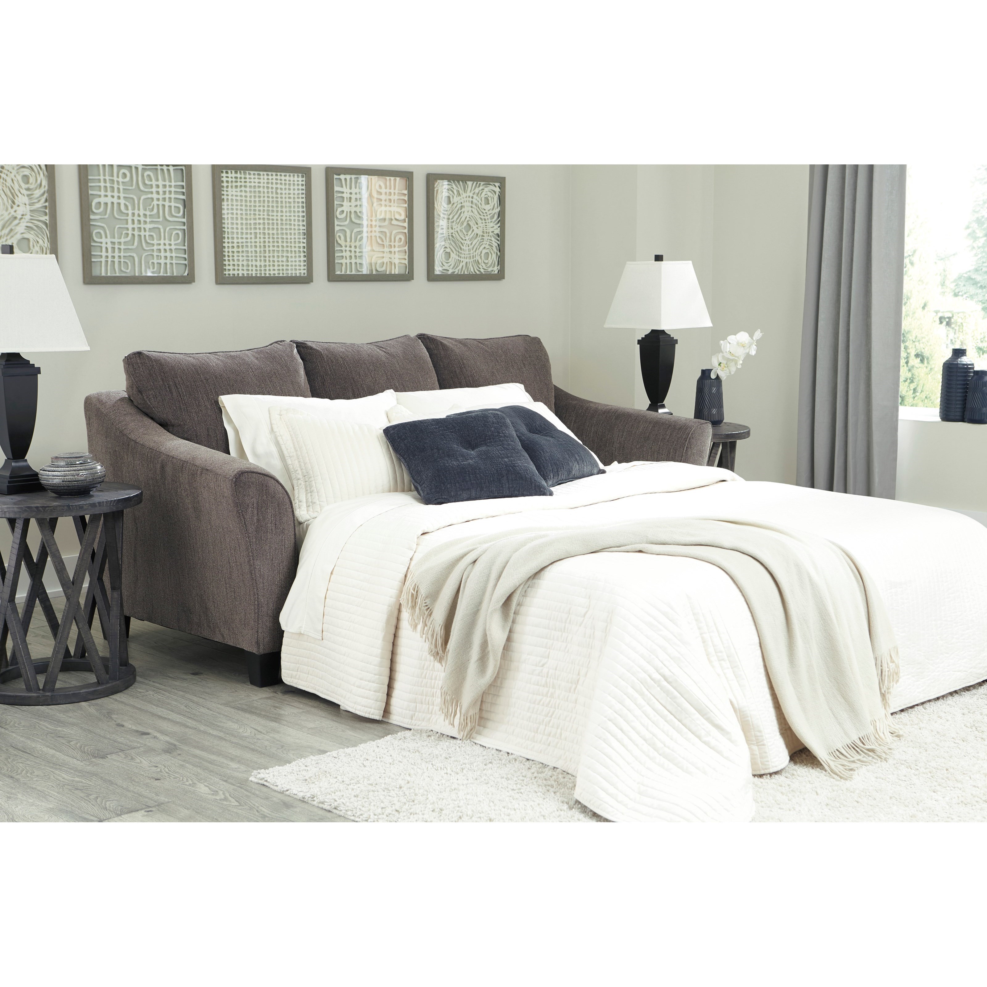 Signature Design by Ashley Nemoli 4580639 Transitional Queen Sofa